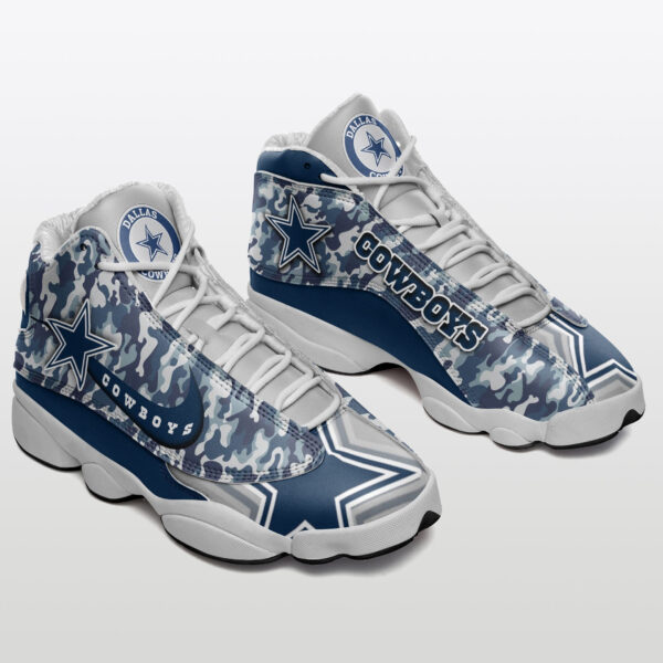 Tubopro Dallas Cowboys NFL AJ13 Sneakers Shoes For Men And Women - Image 2
