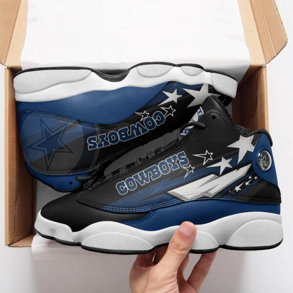 Tubopro Dallas Cowboys NFL AJ13 Sneakers Shoes For Men And Women - Image 2