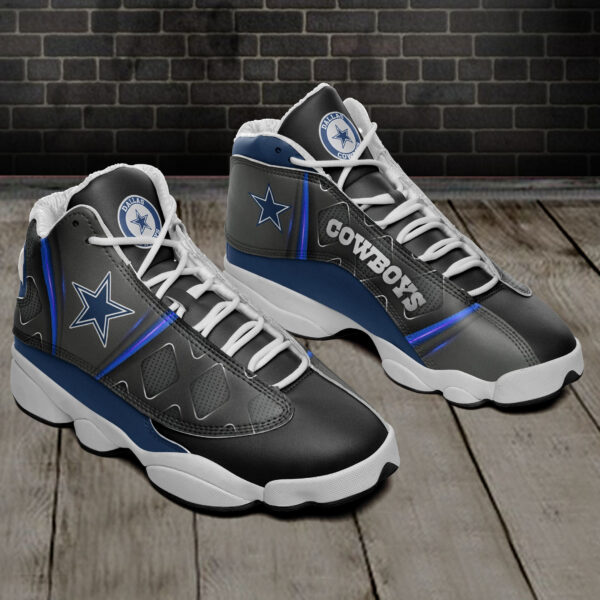 Tubopro Dallas Cowboys NFL AJ13 Sneakers Shoes For Men And Women - Image 2