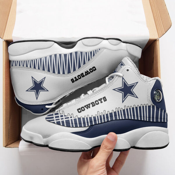 Tubopro Dallas Cowboys NFL AJ13 Sneakers Shoes For Men And Women - Image 2