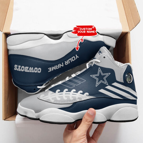 Tubopro Dallas Cowboys NFL AJ13 Sneakers Shoes For Men And Women - Image 2