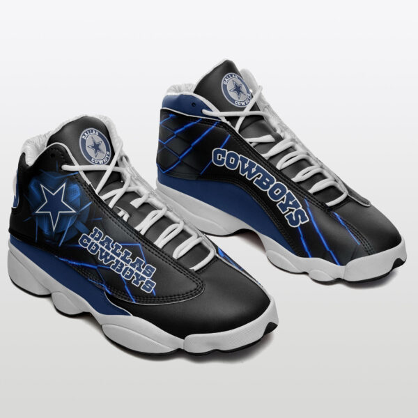 Tubopro Dallas Cowboys NFL AJ13 Sneakers Shoes For Men And Women - Image 2