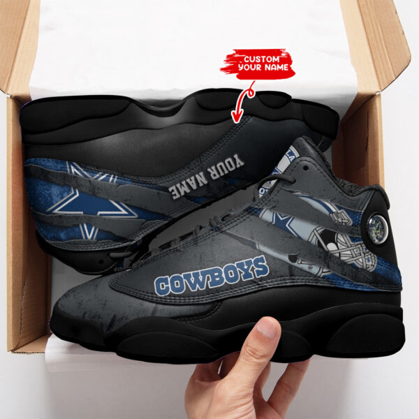 Tubopro Dallas Cowboys NFL AJ13 Sneakers Shoes For Men And Women - Image 2