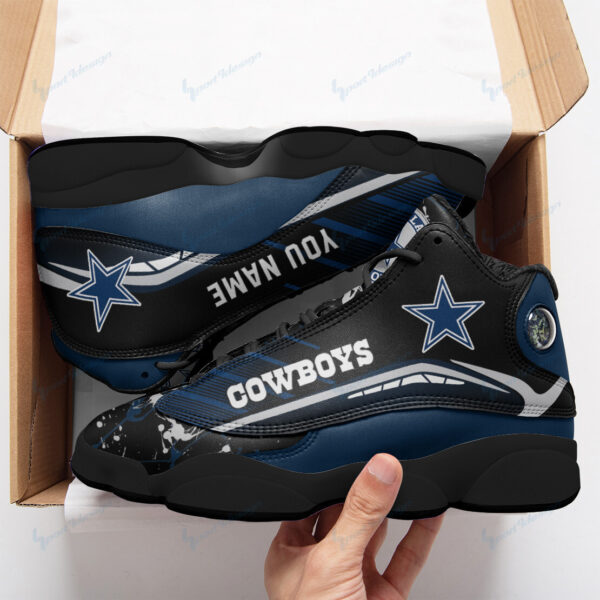 Tubopro Dallas Cowboys NFL AJ13 Sneakers Shoes For Men And Women - Image 2