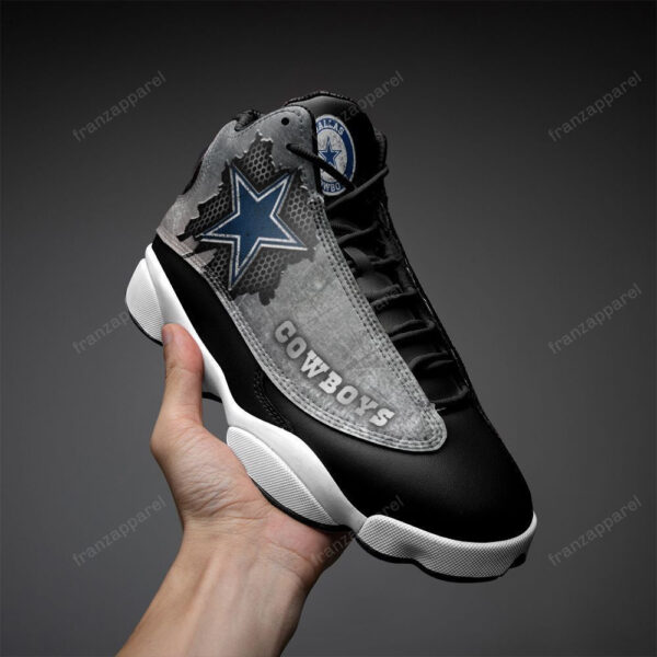 Tubopro Dallas Cowboys NFL AJ13 Sneakers Shoes For Men And Women - Image 2