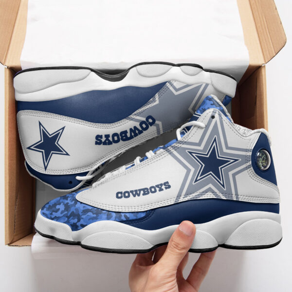 Tubopro Dallas Cowboys NFL AJ13 Sneakers Shoes For Men And Women - Image 2