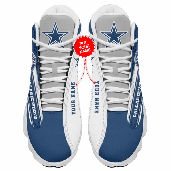 Tubopro Dallas Cowboys NFL AJ13 Sneakers Shoes For Men And Women - Image 3