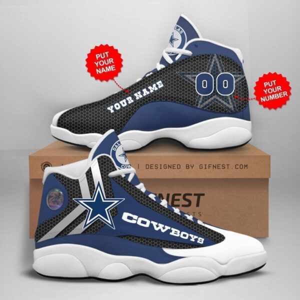 Tubopro Dallas Cowboys NFL AJ13 Sneakers Shoes For Men And Women