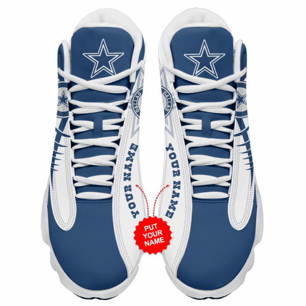 Tubopro Dallas Cowboys NFL AJ13 Sneakers Shoes For Men And Women - Image 3