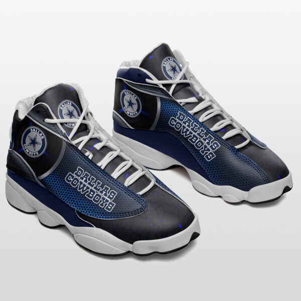 Tubopro Dallas Cowboys NFL AJ13 Sneakers Shoes For Men And Women - Image 2