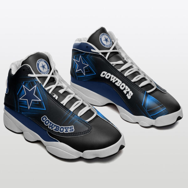 Tubopro Dallas Cowboys NFL AJ13 Sneakers Shoes For Men And Women - Image 2