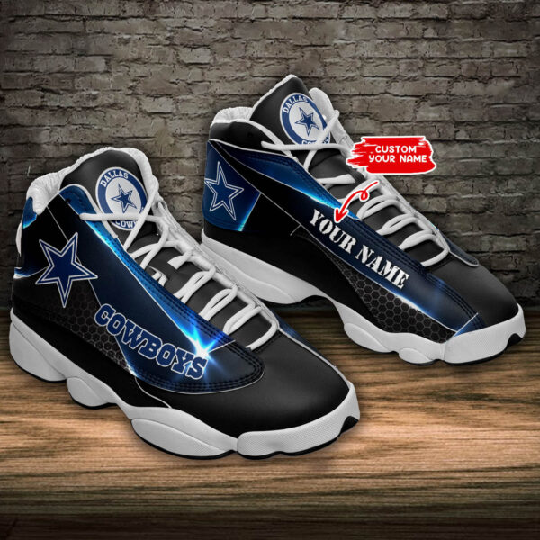 Tubopro Dallas Cowboys NFL AJ13 Sneakers Shoes For Men And Women - Image 2