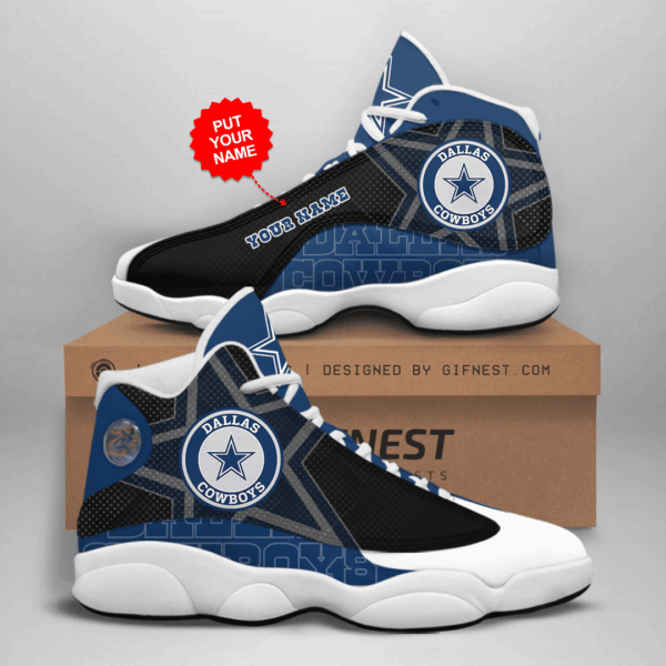 Tubopro Dallas Cowboys NFL AJ13 Sneakers Shoes For Men And Women