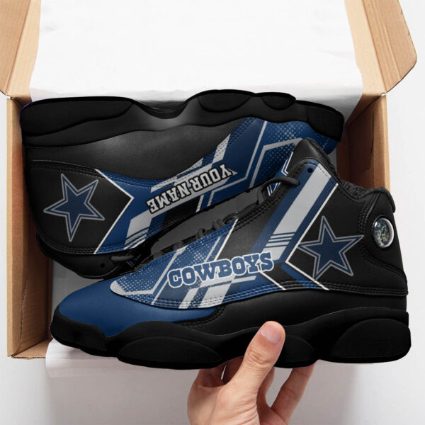 Tubopro Dallas Cowboys NFL AJ13 Sneakers Shoes For Men And Women - Image 2