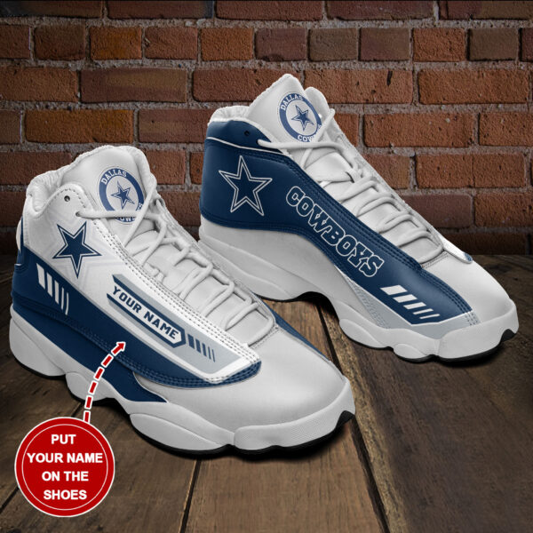 Tubopro Dallas Cowboys NFL AJ13 Sneakers Shoes For Men And Women - Image 3