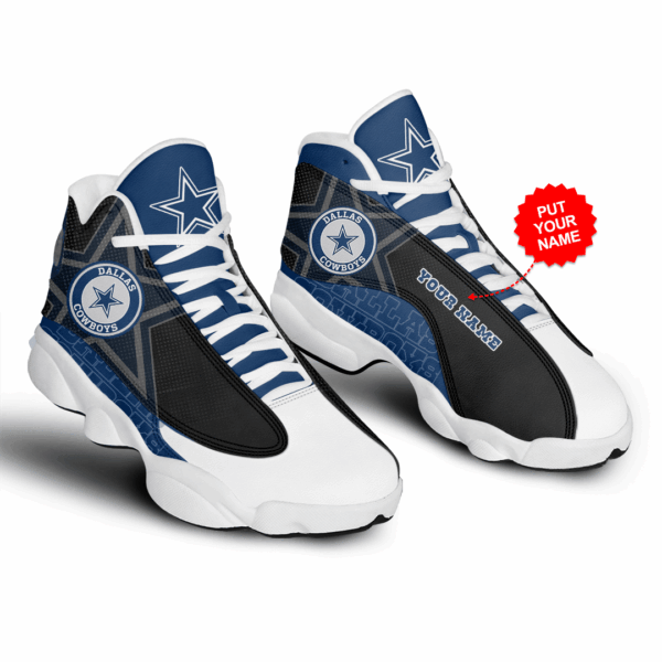 Tubopro Dallas Cowboys NFL AJ13 Sneakers Shoes For Men And Women - Image 2