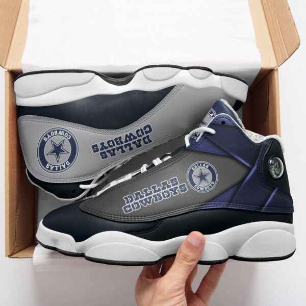 Tubopro Dallas Cowboys NFL AJ13 Sneakers Shoes For Men And Women - Image 2