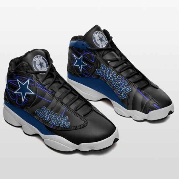 Tubopro Dallas Cowboys NFL AJ13 Sneakers Shoes For Men And Women - Image 2