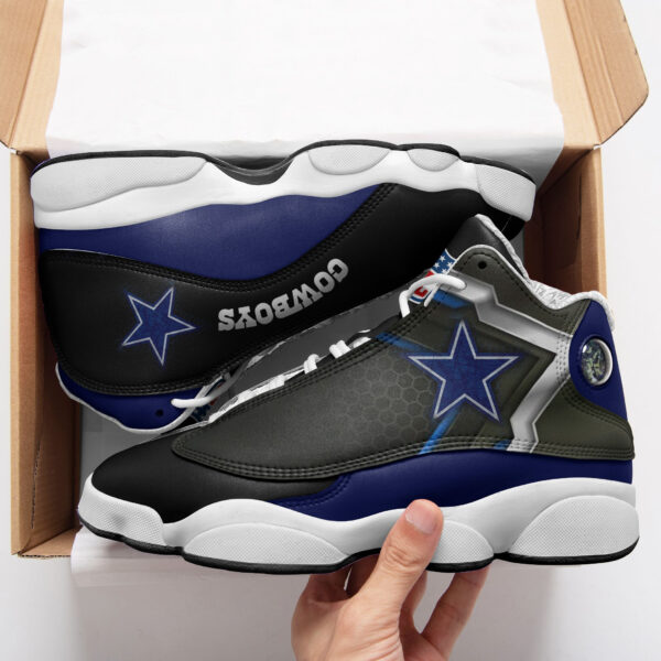 Tubopro Dallas Cowboys NFL AJ13 Sneakers Shoes For Men And Women - Image 2