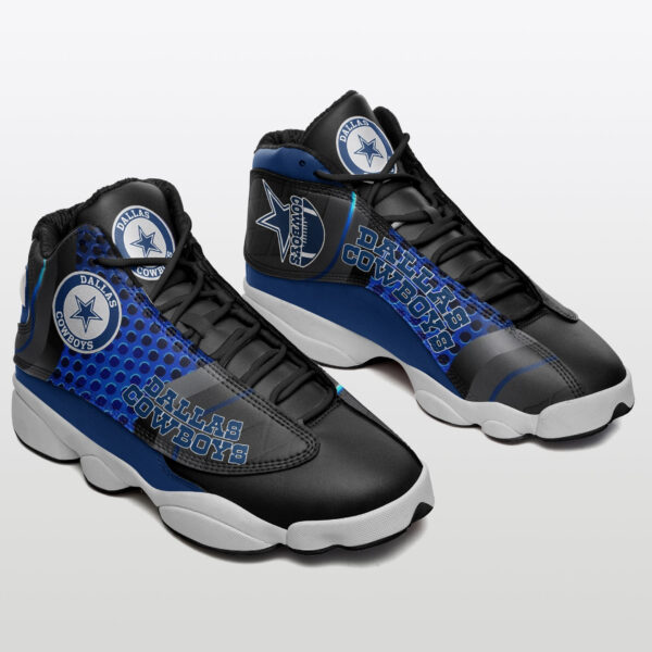 Tubopro Dallas Cowboys NFL AJ13 Sneakers Shoes For Men And Women - Image 2