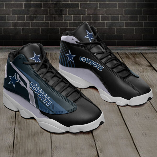Tubopro Dallas Cowboys NFL AJ13 Sneakers Shoes For Men And Women - Image 2