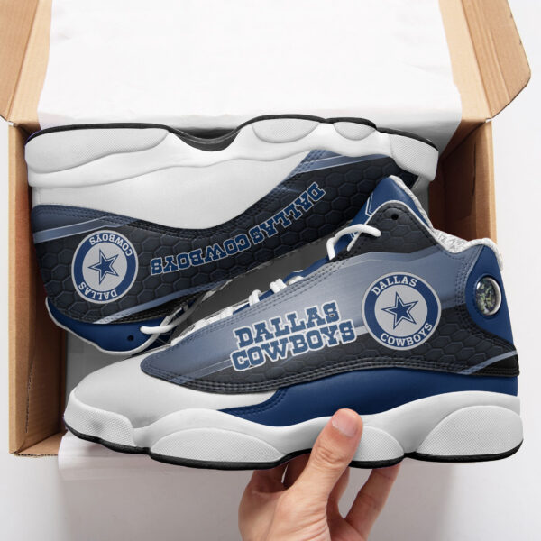 Tubopro Dallas Cowboys NFL AJ13 Sneakers Shoes For Men And Women - Image 2