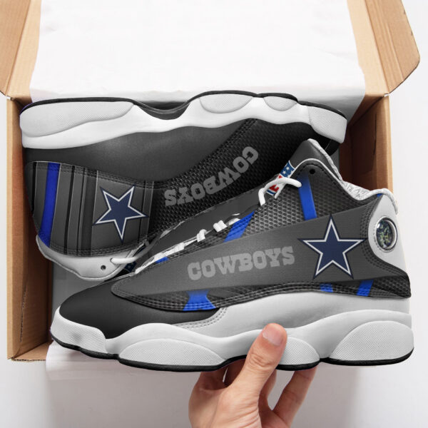 Tubopro Dallas Cowboys NFL AJ13 Sneakers Shoes For Men And Women - Image 2