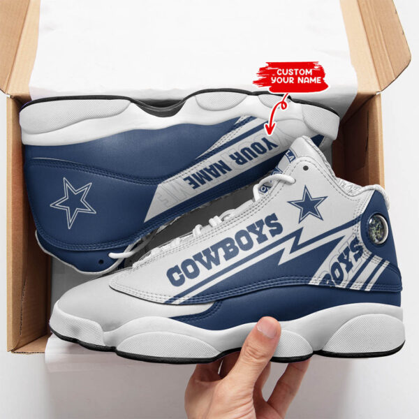 Tubopro Dallas Cowboys NFL AJ13 Sneakers Shoes For Men And Women - Image 2