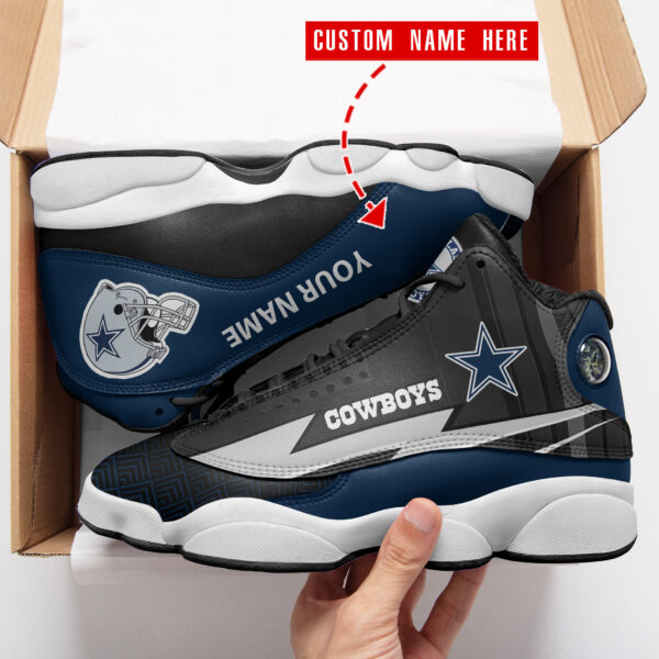 Tubopro Dallas Cowboys NFL AJ13 Sneakers Shoes For Men And Women - Image 2