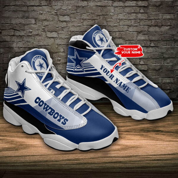 Tubopro Dallas Cowboys NFL AJ13 Sneakers Shoes For Men And Women - Image 2