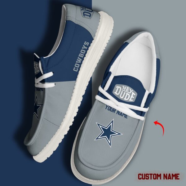 Tubopro Dallas Cowboys Personalized Hey Dude Shoes For Men And Women