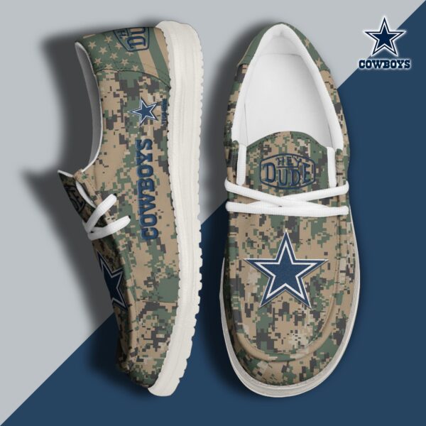 Tubopro Dallas Cowboys Personalized Hey Dude Shoes For Men And Women