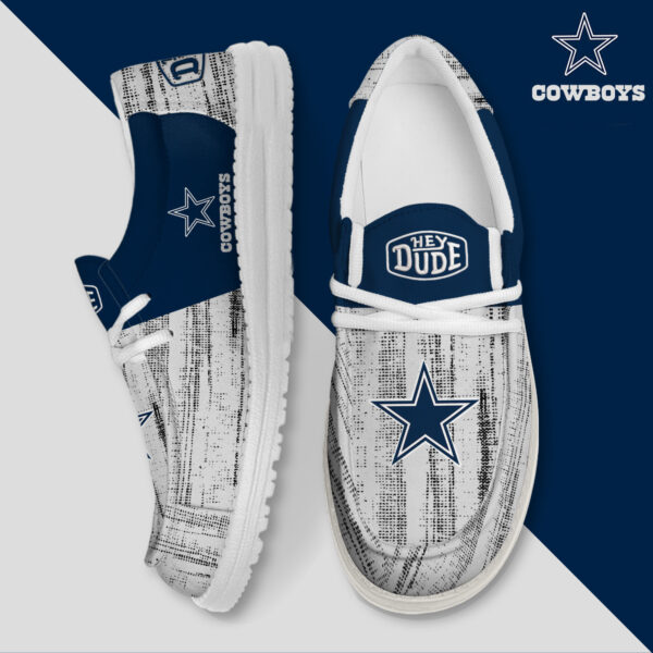 Tubopro Dallas Cowboys Personalized Hey Dude Shoes For Men And Women
