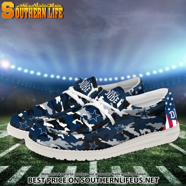 Tubopro Dallas Cowboys Personalized Hey Dude Shoes For Men And Women - Image 2