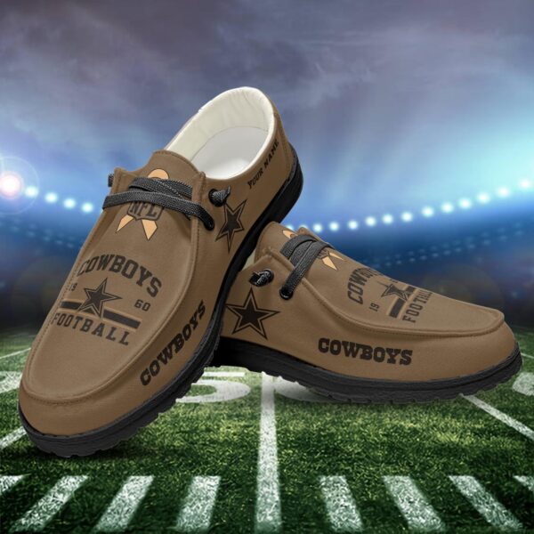 Tubopro Dallas Cowboys Personalized Hey Dude Shoes For Men And Women