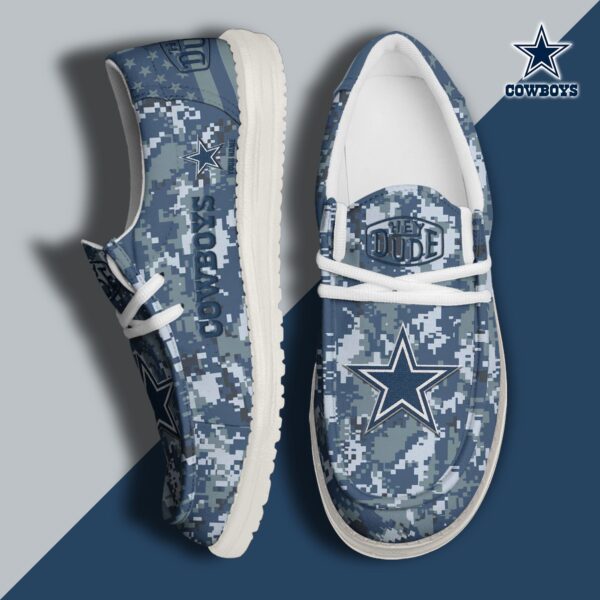 Tubopro Dallas Cowboys Personalized Hey Dude Shoes For Men And Women