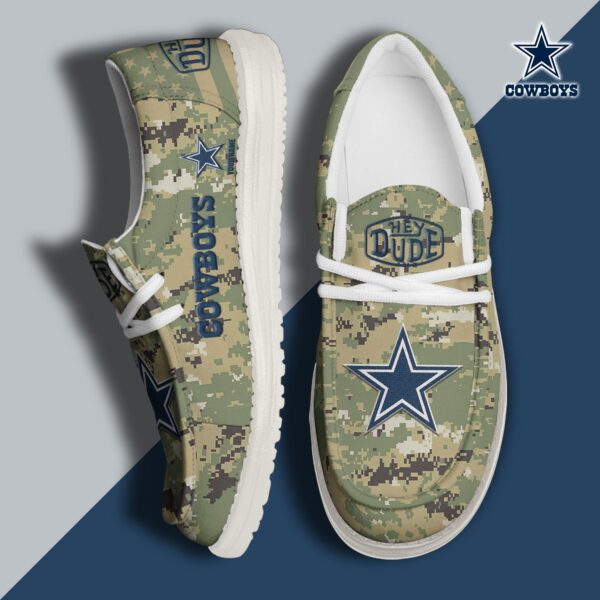 Tubopro Dallas Cowboys Personalized Hey Dude Shoes For Men And Women