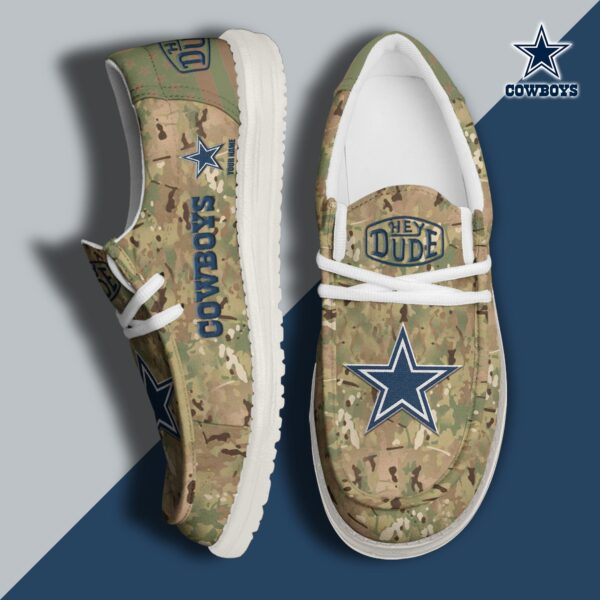 Tubopro Dallas Cowboys Personalized Hey Dude Shoes For Men And Women