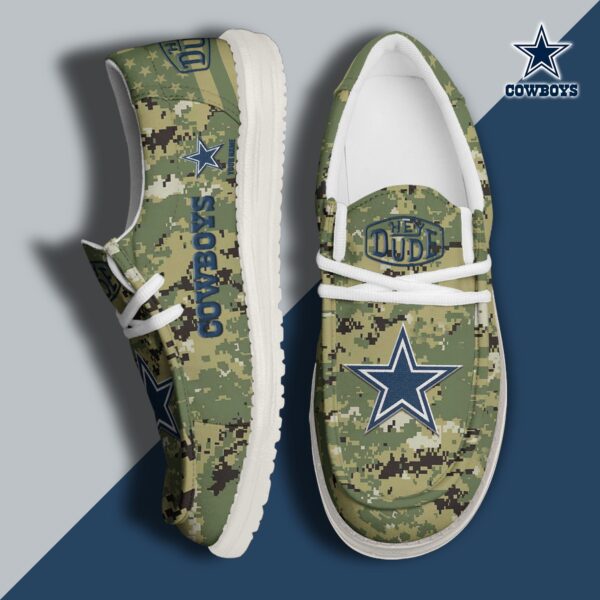 Tubopro Dallas Cowboys Personalized Hey Dude Shoes For Men And Women