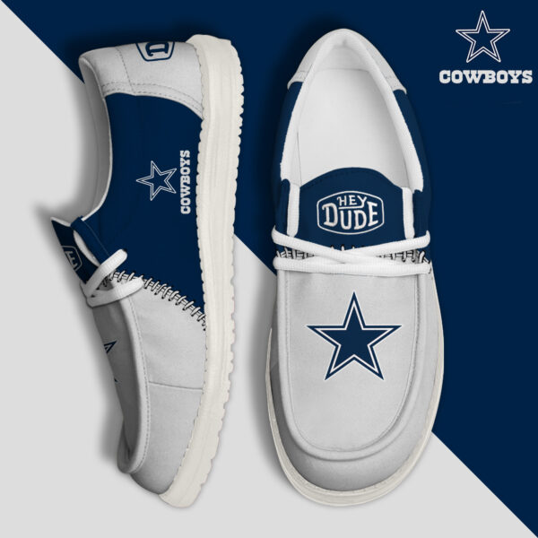 Tubopro Dallas Cowboys Personalized Hey Dude Shoes For Men And Women