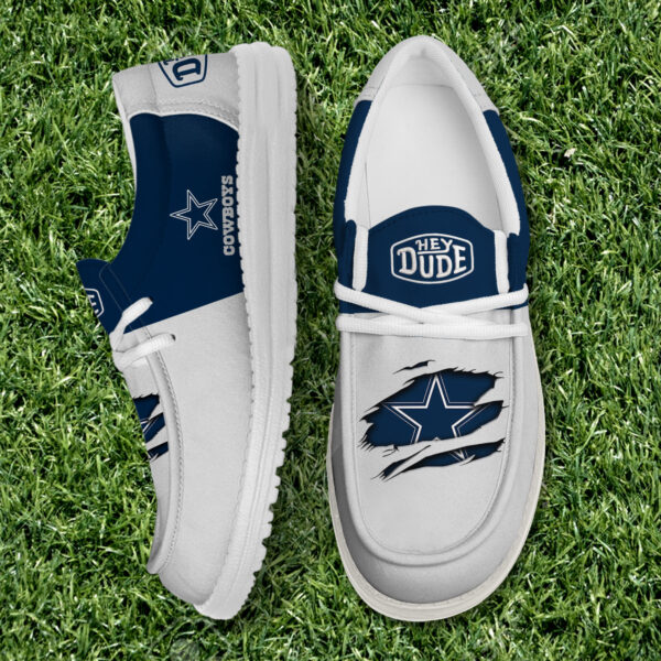 Tubopro Dallas Cowboys Personalized Hey Dude Shoes For Men And Women