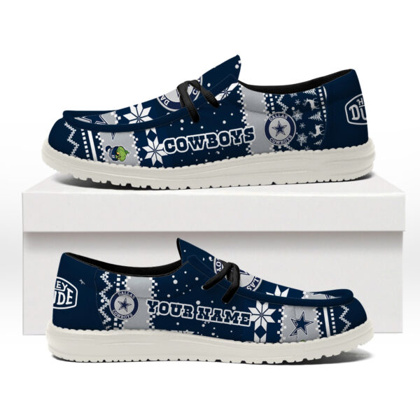Tubopro Dallas Cowboys Personalized Hey Dude Shoes For Men And Women - Image 3