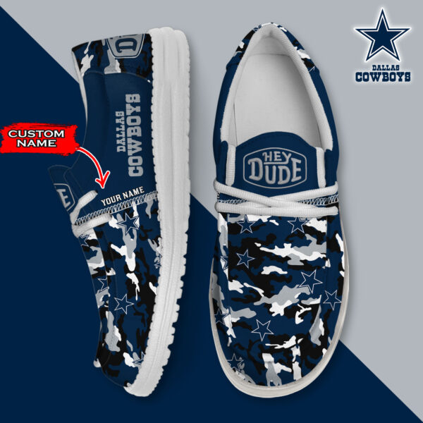 Tubopro Dallas Cowboys Personalized Hey Dude Shoes For Men And Women