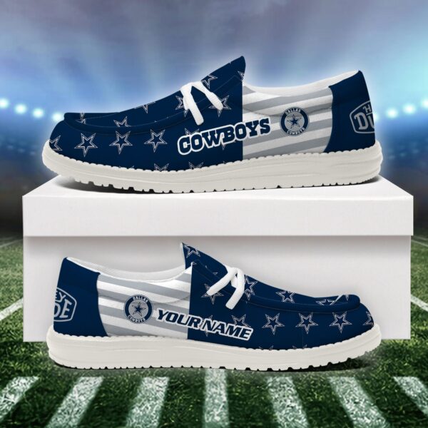 Tubopro Dallas Cowboys Personalized Hey Dude Shoes For Men And Women - Image 2