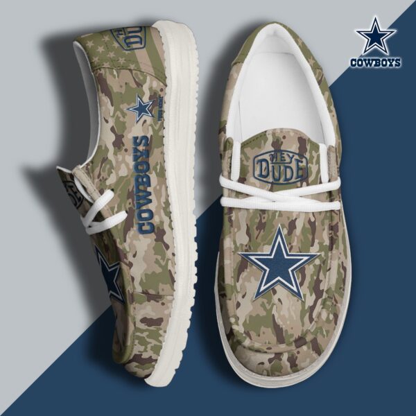 Tubopro Dallas Cowboys Personalized Hey Dude Shoes For Men And Women