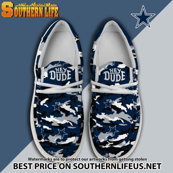 Tubopro Dallas Cowboys Personalized Hey Dude Shoes For Men And Women