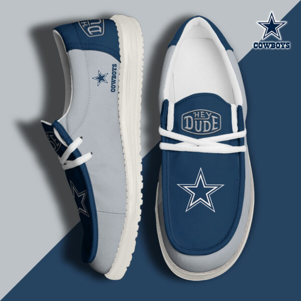 Tubopro Dallas Cowboys Personalized Hey Dude Shoes For Men And Women