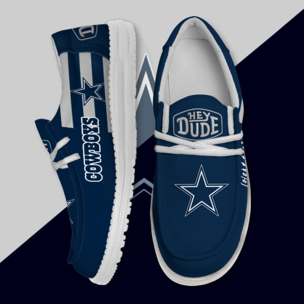 Tubopro Dallas Cowboys Personalized Hey Dude Shoes For Men And Women