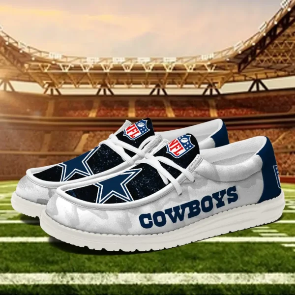 Tubopro Dallas Cowboys Personalized Hey Dude Shoes For Men And Women