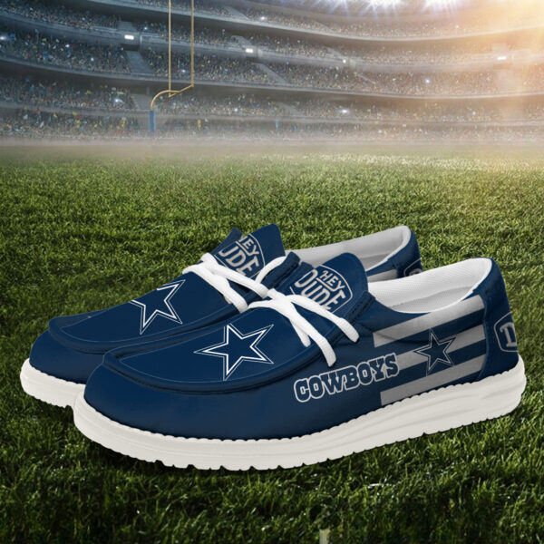 Tubopro Dallas Cowboys Personalized Hey Dude Shoes For Men And Women - Image 2